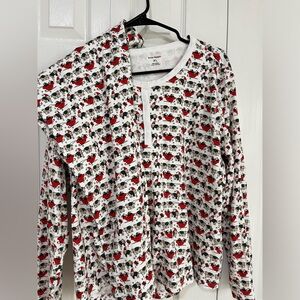 Roller Rabbit Women's Elephant Holiday Christmas Pajama Set